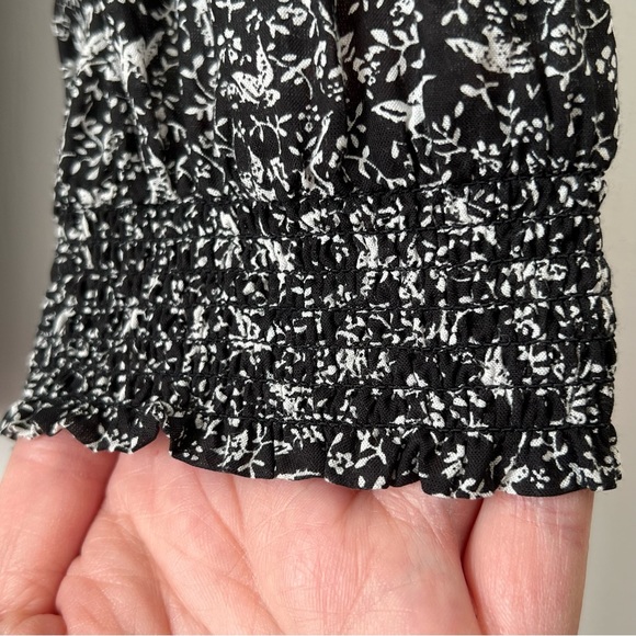 Lucky Brand Long Sleeve Peplum Blouse Sz-Large - Picture 6 of 9